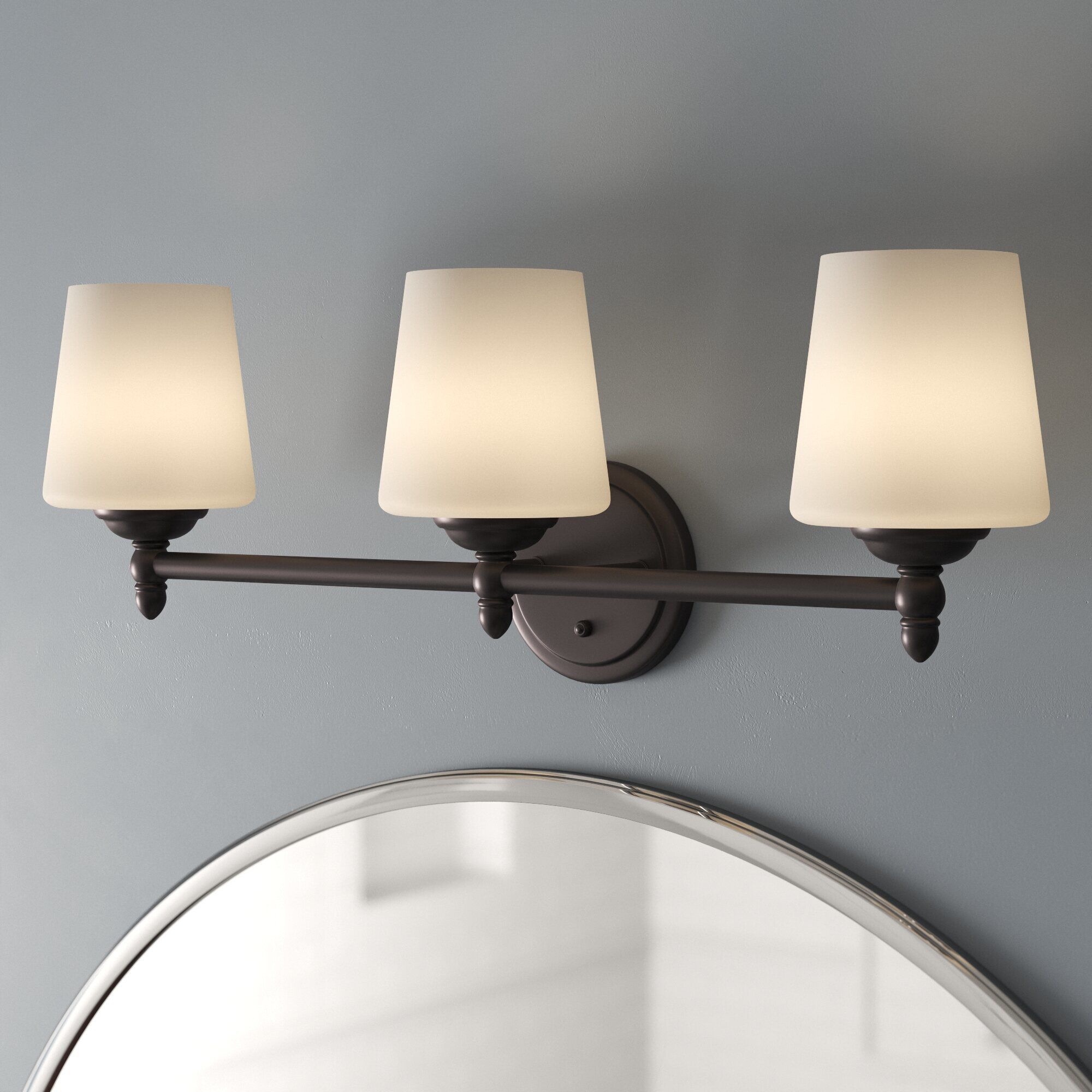 Darcy 3 Light 25 inch Oil Rubbed Bronze Bath Bar Wall Light